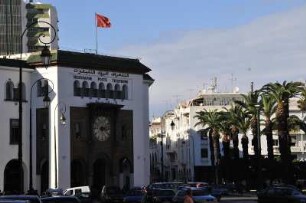 Hauptpost in Rabat : Blick auf das Hauptpostamt in Rabat, aufgenommen am 05.11.2008