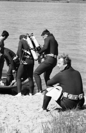 Lehrgang für Polizeitaucher der Wasserschutzpolizei.