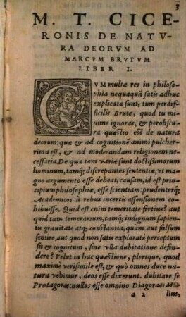 Marci Tvllii Ciceronis De Philosophia, Tomvs ..., 2. Philosophicorvm M. T. Ciceronis Tomvs ...