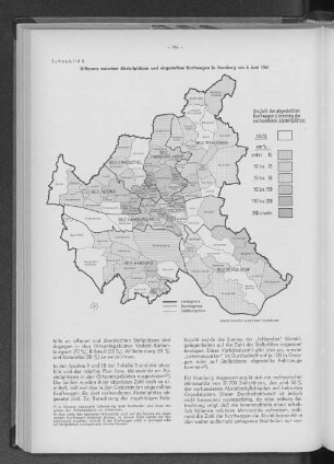Schaubild 8: Differenz zwischen Abstellplätzen und abgestellten Kraftwagen in Hamburg am 6. Juni 1961