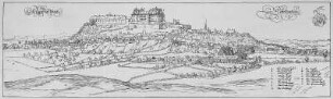 Ansicht von Schloß Augustusburg nach der Stadt Schellenberg