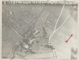 Untermühle 1 km nördlich Feldmoching (mit Einzeichnungen) (600 m)