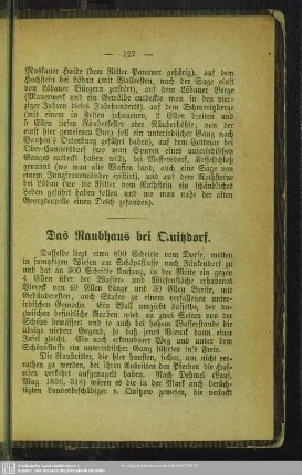 Das Raubhaus bei Quitzdorf