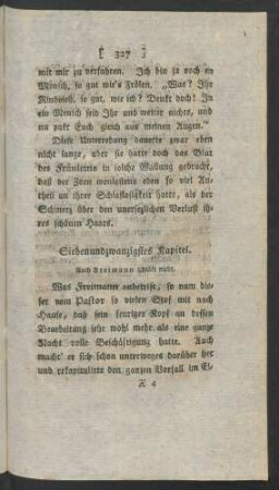 Siebenundzwanzigstes Kapitel. Auch Freimann schläft nicht