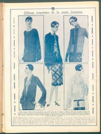 Últimas creaciones de la moda femenina
