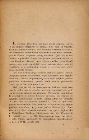 Quaestiones de genitivi usu Thucydideo : (Haller Doctordiss.)
