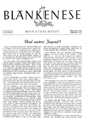 Und unsere Jugend?