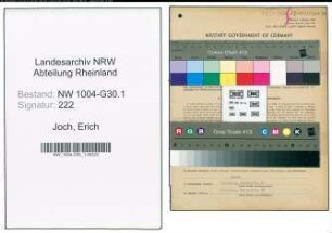 Entnazifizierung Erich Joch , geb. 13.08.1914 (Unternehmer)
