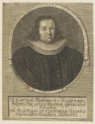 Bildnis des Gottlob Fridericvs Seligmann