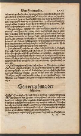 Von vergebung der Sünden.