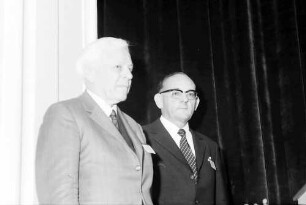 20. Tagung 1970 Chemiker: [W. Fucks ohne Brille ?], H. Kienitz