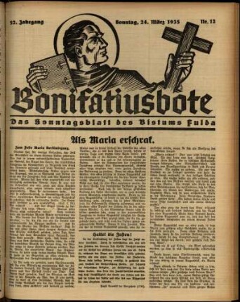 Ausgabe vom Sonntag, den 24. März 1935.