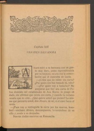 Capítulo XIX - Una idea salvadora