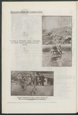 En los baños de Cunucyacu