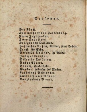 A. W. Ifflands Theatralische Werke : Auswahl. 10, Dienstpflicht. Der Vormund [u.a.]