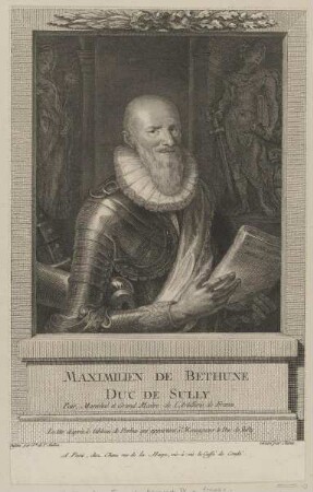 Bildnis des Maximilien de Bethune Duc de Sully