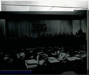 XI. Bundestagung der Deutschen Olympischen Gesellschaft in der Kongresshalle (Tiergarten) in Anwesenheit des Regierenden Bürgermeisters Klaus Schütz