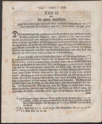 Tab. II. oder die zwote Landkarte
