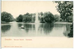 Dresden. Großer Garten, Carolasee