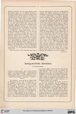 Kunstgewerbliche Rundschau