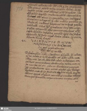 Nr. 45. Valedictio D. Hiobi Magdeburgi