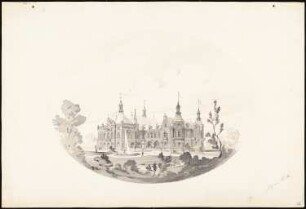Deutsches Haus (Gesellschaftshaus), Brünn: Perspektivische Ansicht
