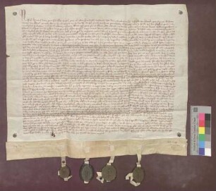Abt Hermann von Himmelspforte übergibt Peter von Stoffeln, Komtur zu Beuggen, die 1321 eingetauschten Gülten und Güter in Wyhlen, Nollingen, Schallbach, Niederdossenbach, Rickenbach, Hemmiken und Ittingen gegen jährlich 50 Viernzel Spelz wieder zurück.