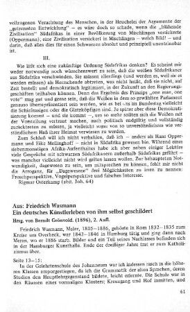 Aus: Friedrich Wasmann Ein deutsches Künstlerleben von ihm selbst geschildert