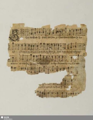 [III. Gott du Gott Israel, Fragment]