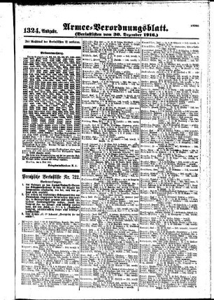 1324.Ausgabe. Samstag, 30. Dezember 1916