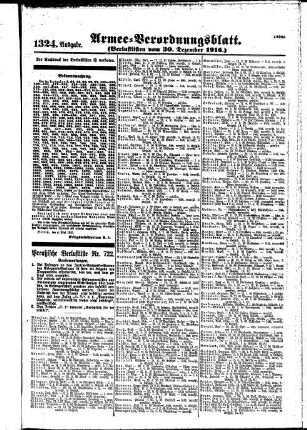 1324.Ausgabe. Samstag, 30. Dezember 1916