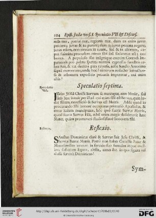Speculatio septima