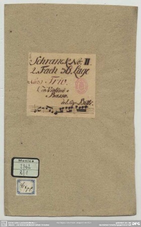 Sonatas - Mus.2362-R-1 : vl, bc - C