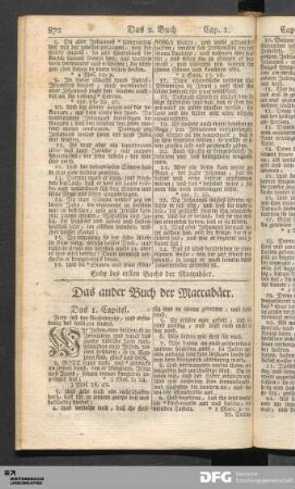 Das ander Buch der Maccabäer.