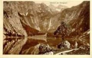 Der Obersee am Königssee in Berchtesgaden