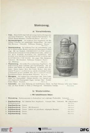 Steinzeug (Nr. 1-41)