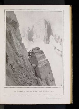 Auf Vorposten in den Dolomiten. Zeichnung von Prof. M. Zeno Diemer.