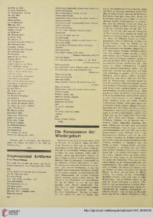 Die Renaissance der Wiedergeburt