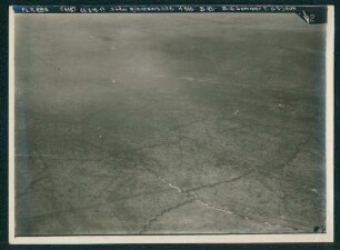 Foto der Stellungen südwestlich von Riencourt-lès-Cagnicourt bei Arras (Luftbild)