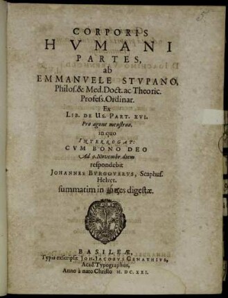 Corporis Humani Partes
