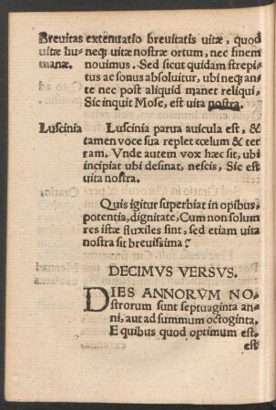 Decimus Versus.