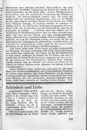 Schönheit und Liebe