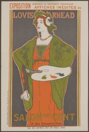 Salon des Cent. Exposition Affiches de Louis Rhead