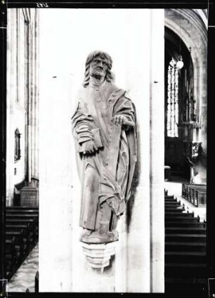 Frauenkirche; Apostel Simon nach der Restaurierung