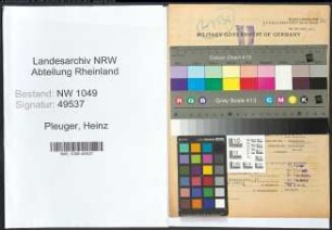 Entnazifizierung Heinz Pleuger , geb. 29.06.1898 (Sachbearbeiter)