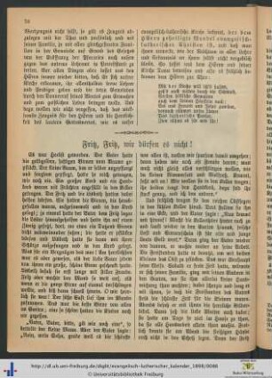 Fritz, Fritz, wir dürfen es nicht!