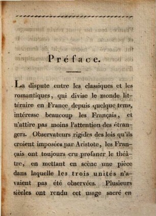 Théâtre Français Moderne : ou Choix de pièces de Théâtre nouvelle représentée avec succés sur les théâtres de Paris. 2, Dumas, Alexandre : Henri III. et sa cour