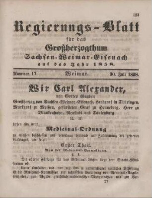 Nr. 17 : 30. Juli 1858