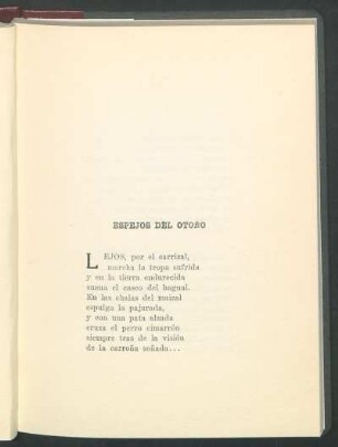 Espejos del otoño