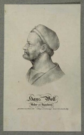 Bildnis des Hans Wolf, Maler zu Bamberg